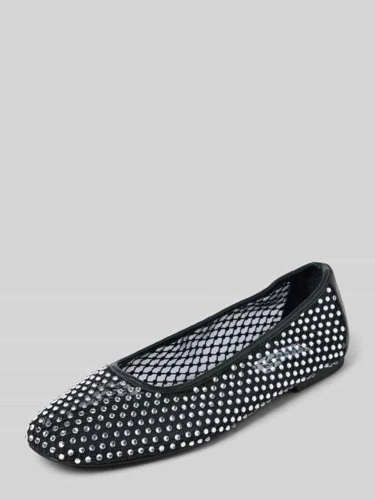 Zdjęcie produktu Baleriny z półprzezroczystego materiału model ‘AUDEN’ Steve Madden Czarny