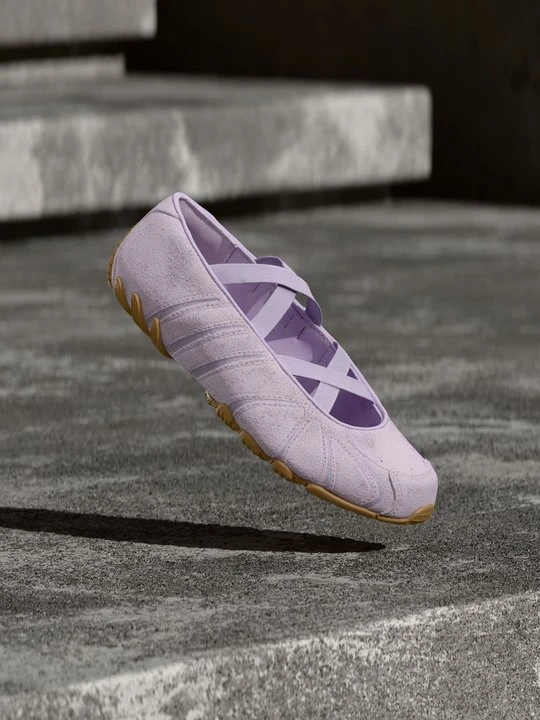 Zdjęcie produktu Baleriny z zapięciem adidas Originals liliowy