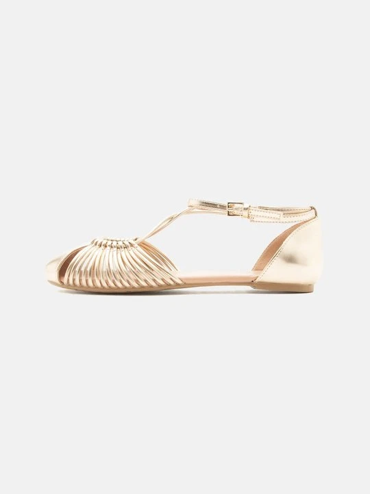 Zdjęcie produktu Baleriny z zapięciem Anna Field By Zalando złoty