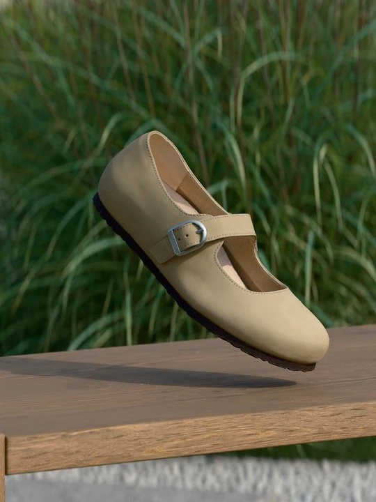 Zdjęcie produktu Baleriny z zapięciem Birkenstock beżowy