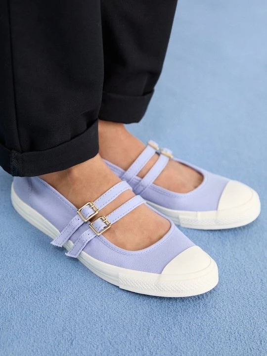 Zdjęcie produktu Baleriny z zapięciem Converse liliowy