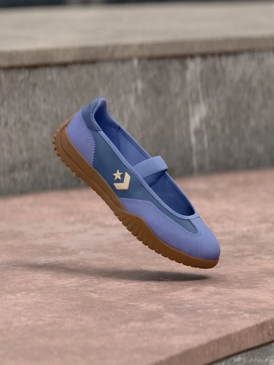 Zdjęcie produktu Baleriny z zapięciem Converse fioletowy