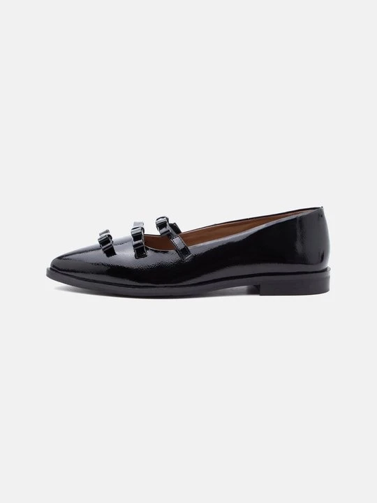 Zdjęcie produktu Baleriny z zapięciem Copenhagen Shoes czarny