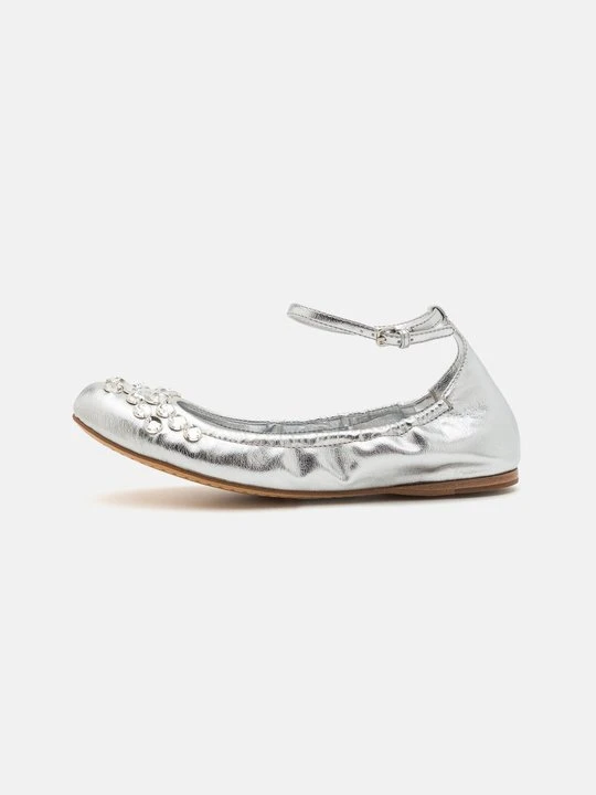 Zdjęcie produktu Baleriny z zapięciem Jeffrey Campbell srebrny