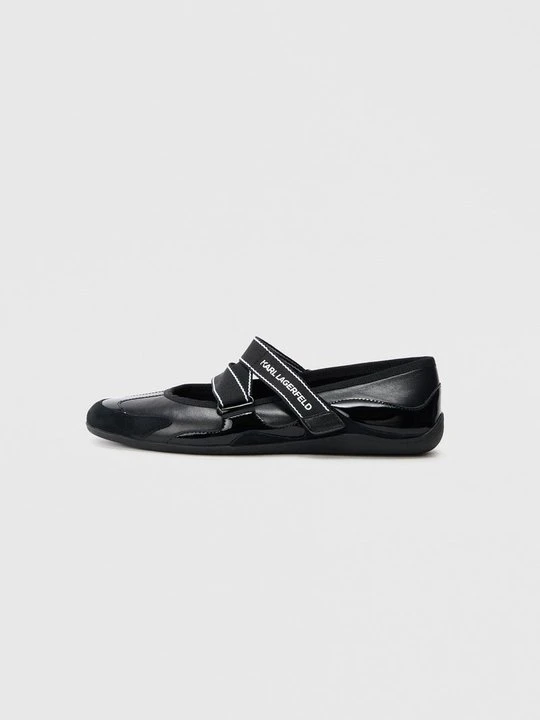 Zdjęcie produktu Baleriny z zapięciem KARL LAGERFELD czarny