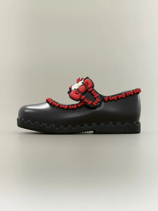 Zdjęcie produktu Baleriny z zapięciem Mini Melissa czarny