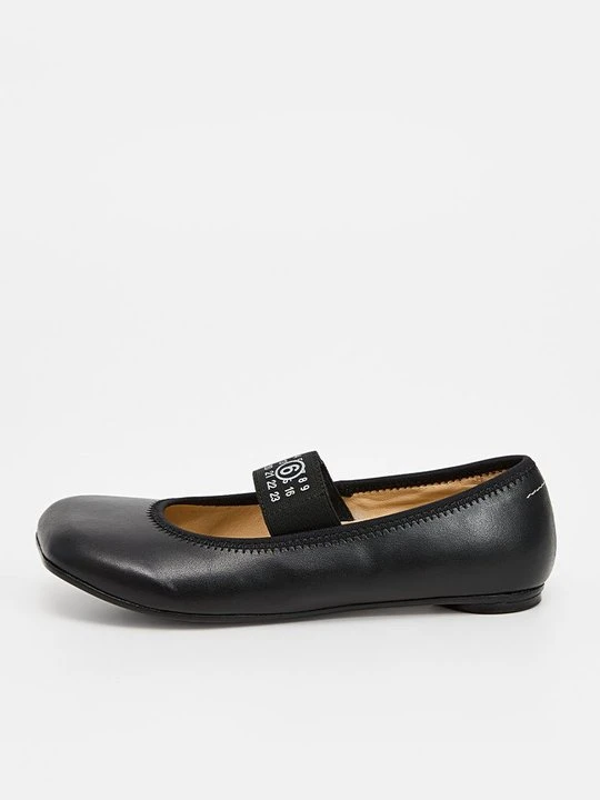 Zdjęcie produktu Baleriny z zapięciem MM6 Maison Margiela czarny