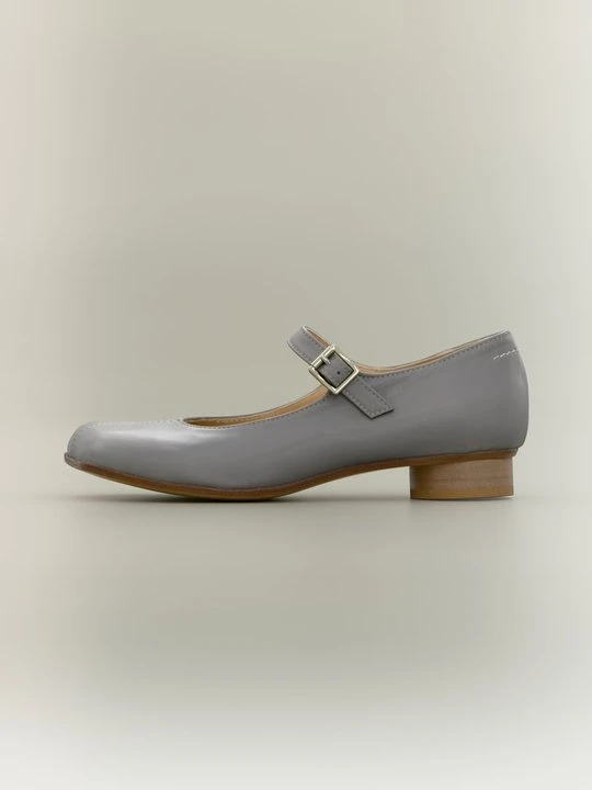 Zdjęcie produktu Baleriny z zapięciem MM6 Maison Margiela szary