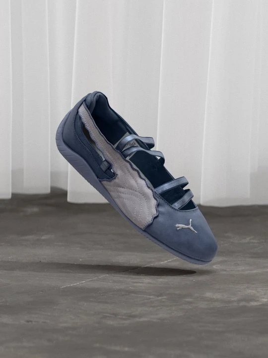 Zdjęcie produktu Baleriny z zapięciem Puma szary