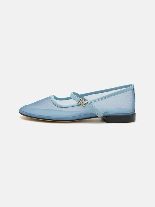 Zdjęcie produktu Baleriny z zapięciem Souliers Martinez niebieski