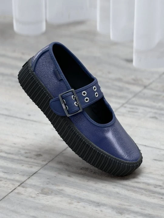 Zdjęcie produktu Baleriny z zapięciem Vans granatowy