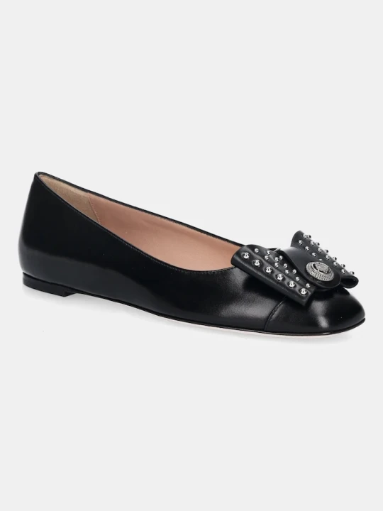 Zdjęcie produktu Bally baleriny skórzane B-BOW-STUDS czarny