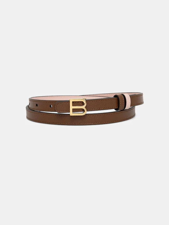 Zdjęcie produktu Bally pasek skórzany dwustronny brązowy