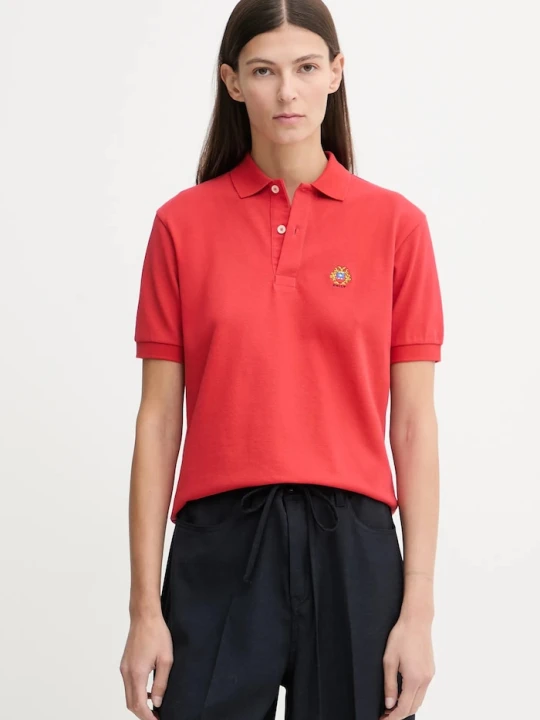 Zdjęcie produktu Bally polo bawełniane czerwony