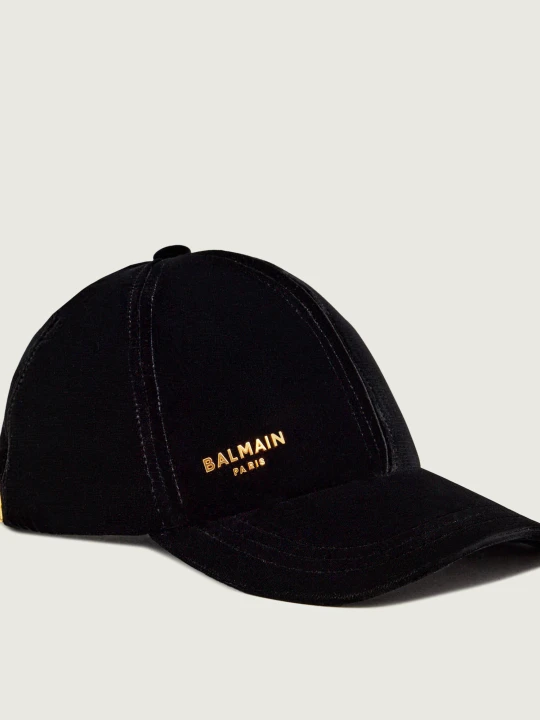 Zdjęcie produktu Balmain Bejsbolówka Velvet czarny