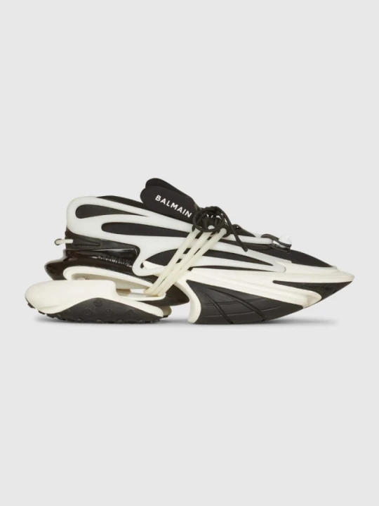Zdjęcie produktu BALMAIN Czarno-białe sneakersy męskie Unicorn, Rozmiar 46