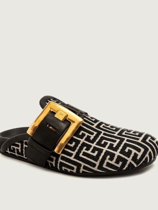 Zdjęcie produktu Balmain Skórzane mule czarny