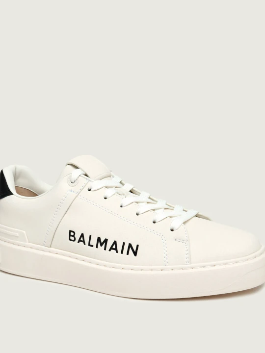 Zdjęcie produktu Balmain Skórzane sneakersy biały