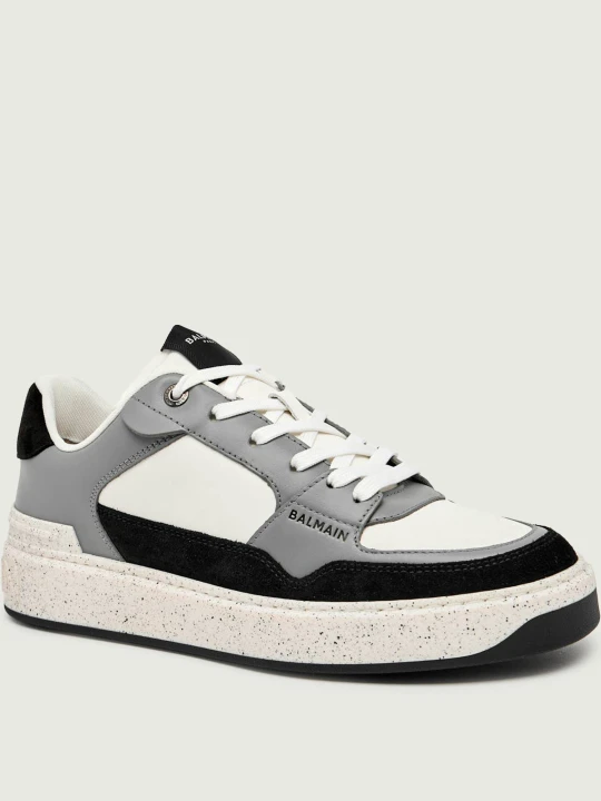 Zdjęcie produktu Balmain Skórzane sneakersy B-COURT szary