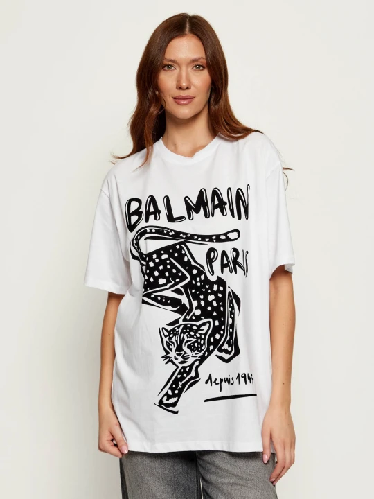 Zdjęcie produktu Balmain T-shirt | Oversize fit biały