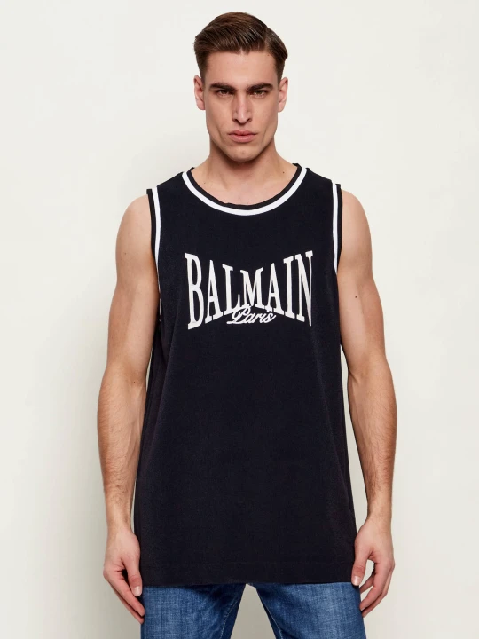 Zdjęcie produktu Balmain Tank top | Relaxed fit czarny