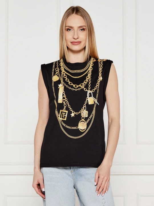 Zdjęcie produktu Balmain Top | Loose fit czarny