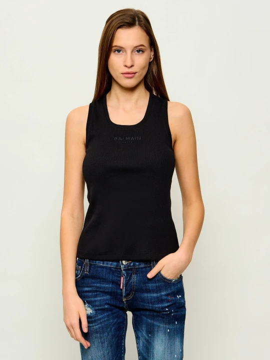 Zdjęcie produktu Balmain Top | Slim Fit czarny
