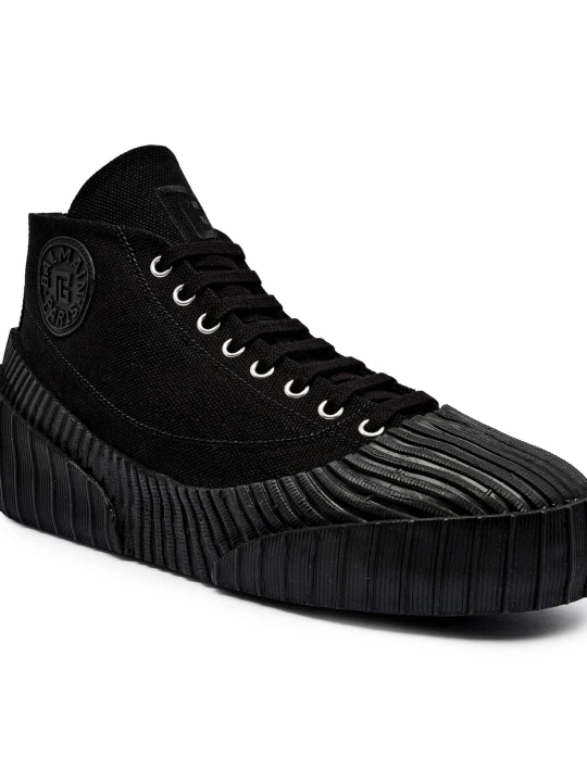 Zdjęcie produktu Balmain Trampki | z dodatkiem skóry czarny