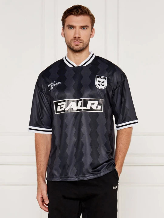 Zdjęcie produktu BALR. T-shirt The Club Box Fit Jersey | Regular Fit grafitowy