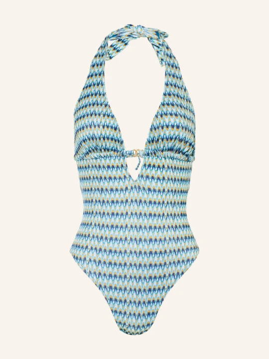 Zdjęcie produktu Banana Moon Couture Strój Kąpielowy Mirage Nerea Z Wiązaniem Na Szyi I Brokatową Przędzą gruen