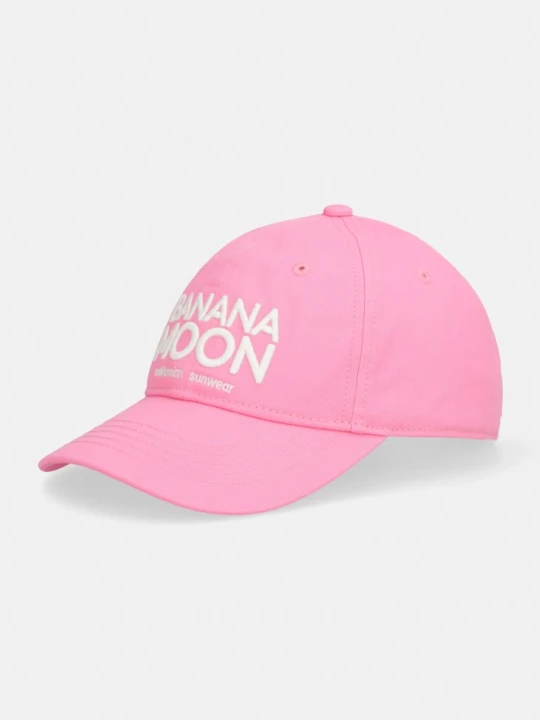 Zdjęcie produktu Banana Moon czapka z daszkiem damska bawełniana Cino różowy