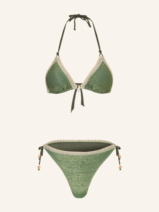 Zdjęcie produktu Banana Moon Bikini Typu Trójkąt Blucostora Shin Z Brokatową Przędzą gruen