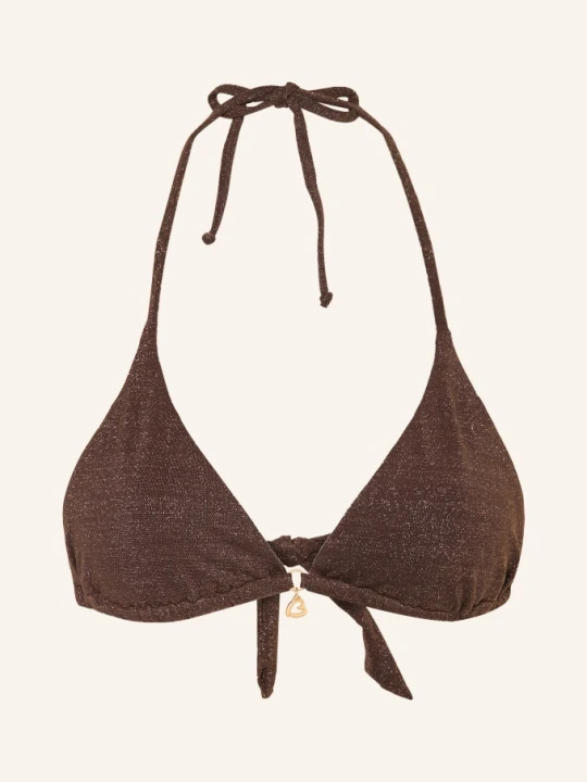 Zdjęcie produktu Banana Moon Bikini Trójkątne Lina Lightglitter Z Brokatową Przędzą braun CIEMNOBRĄZOWY