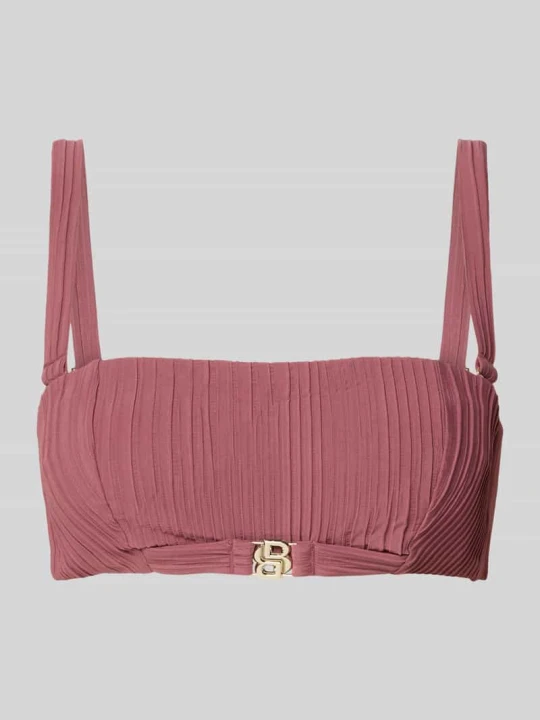 Zdjęcie produktu Bandażowy top bikini z plisowanymi fałdami Boss
