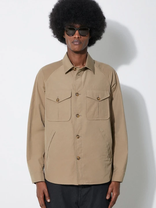Zdjęcie produktu Baracuta kurtka Shirt Jacket Br Cloth beżowy