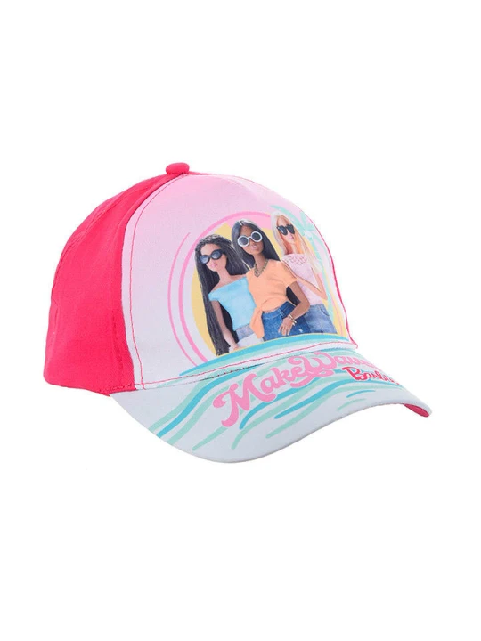 Zdjęcie produktu Barbie Czapka "Barbie" w kolorze różowo-jasnoróżowym rozmiar: 54 cm
