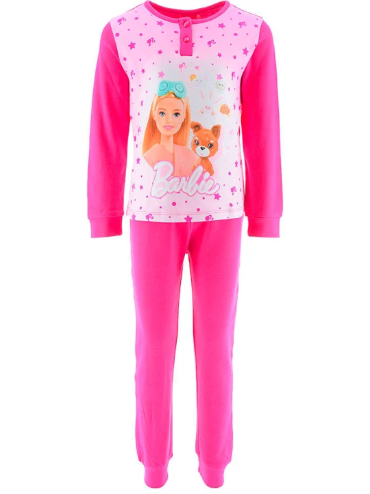 Zdjęcie produktu Barbie Piżama "Barbie" w kolorze różowym rozmiar: 104