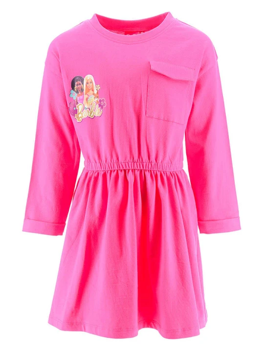 Zdjęcie produktu Barbie Sukienka "Barbie" w kolorze różowym rozmiar: 140