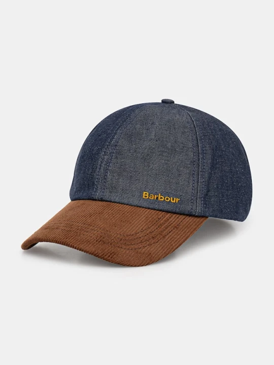 Zdjęcie produktu Barbour baseball cap damska bawełniana Mya granatowy