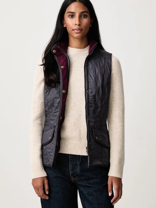 Zdjęcie produktu Barbour bezrękawnik damski CAVALRY granatowy