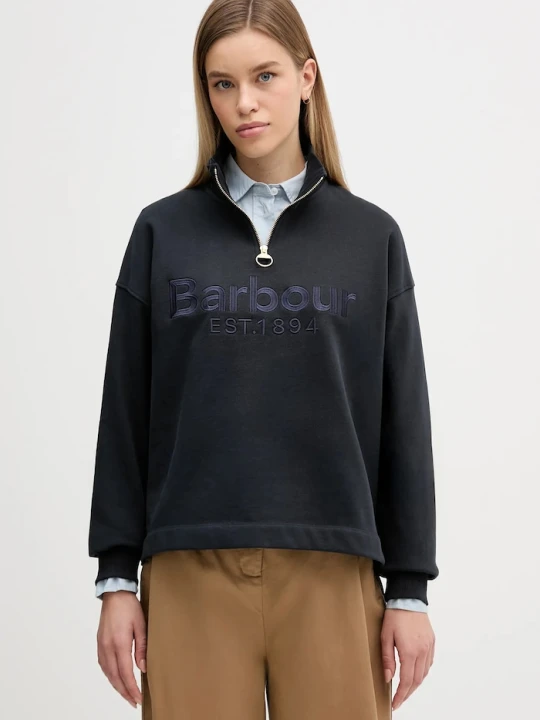 Zdjęcie produktu Barbour bluza bawełniana Sara granatowy