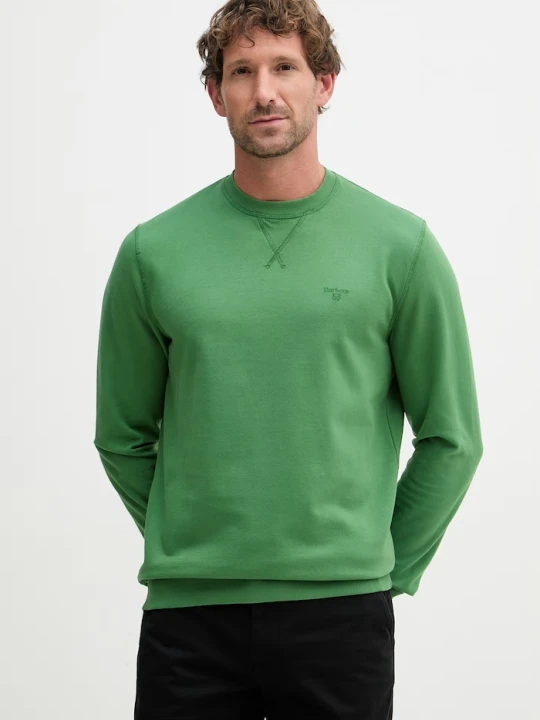Zdjęcie produktu Barbour bluza męska bawełniana zielony