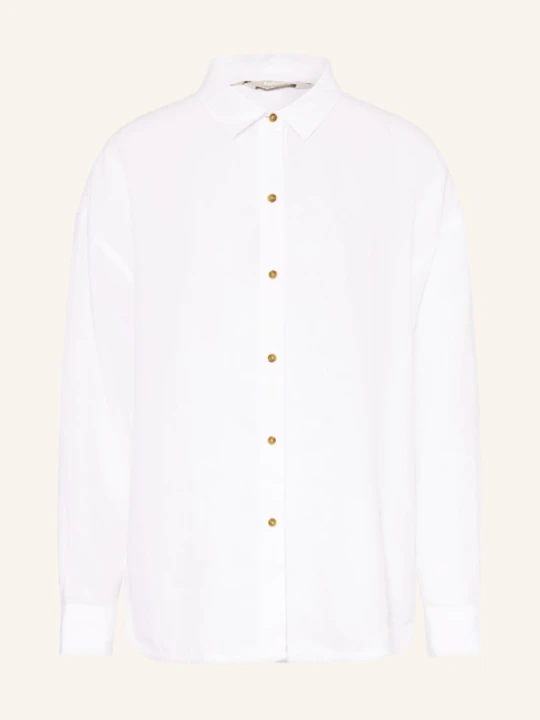 Zdjęcie produktu Barbour Bluzka Hampton Z Lnu weiss BIAŁY
