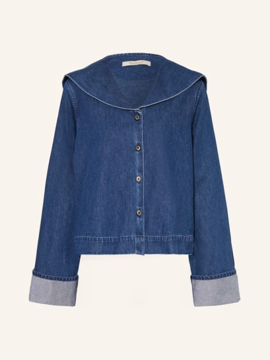 Zdjęcie produktu Barbour Bluzka Jeansowa Dartmoor blau GRANATOWY