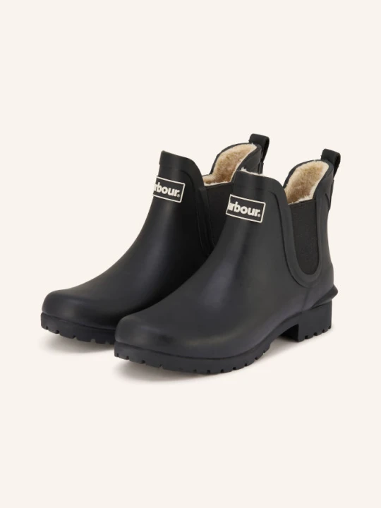 Zdjęcie produktu Barbour Buty Typu Kirkton Welly schwarz CZARNY