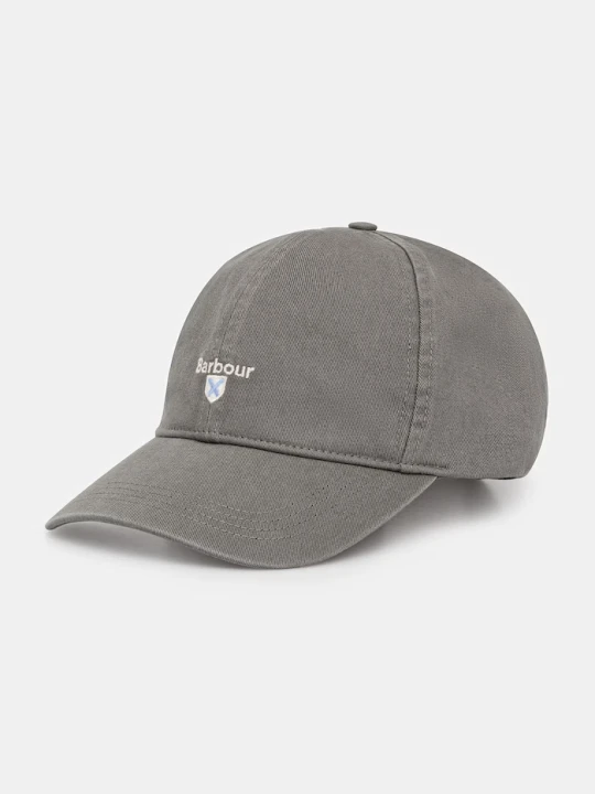 Zdjęcie produktu Barbour czapka bejsbolówka męska bawełniana zielony