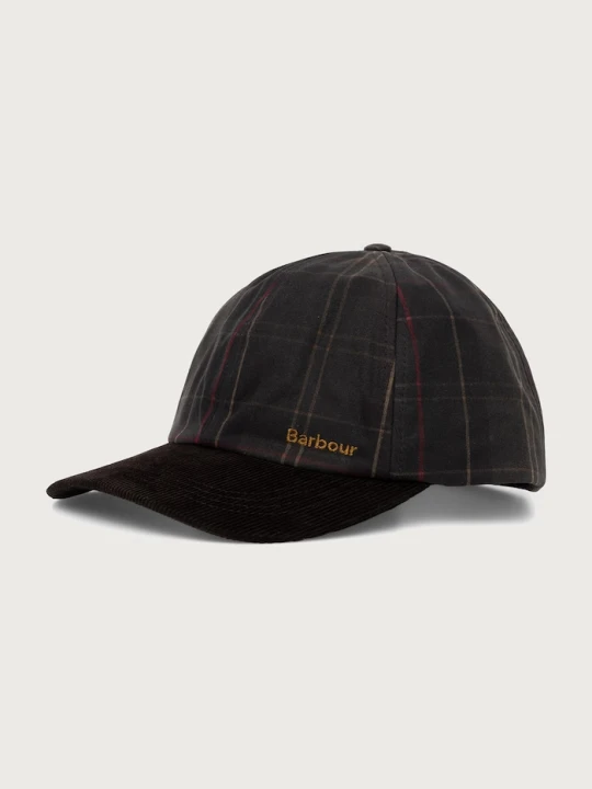 Zdjęcie produktu Barbour czapka z daszkiem damska bawełniana zielony