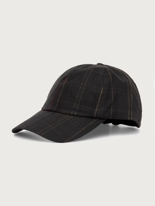 Zdjęcie produktu Barbour czapka z daszkiem męska bawełniana brązowy