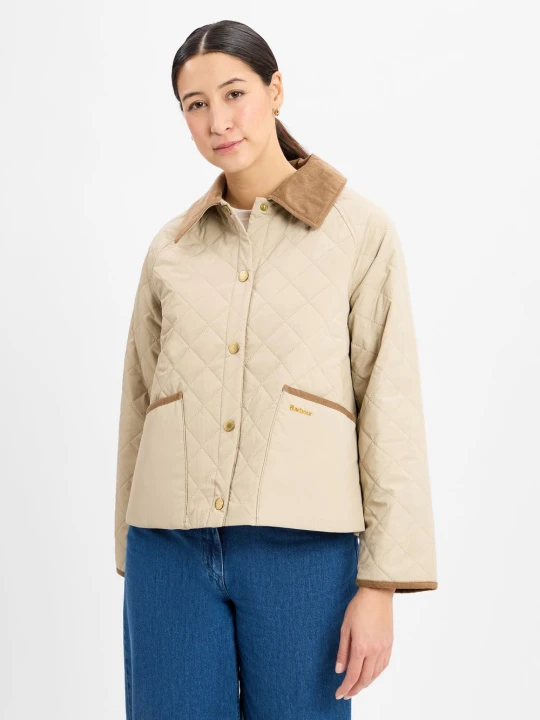 Zdjęcie produktu Barbour kurtka pikowana - Anise Quilt Kobiety beżowy