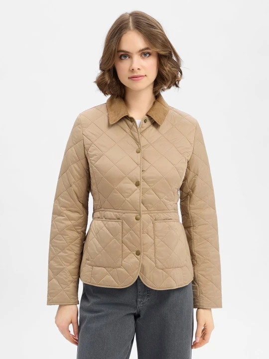 Zdjęcie produktu Barbour kurtka pikowana - Deveron Kobiety beżowy
